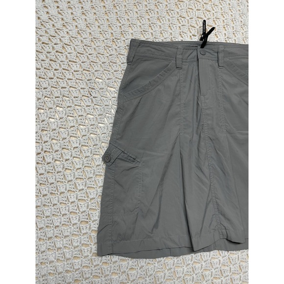 The‎ North Face Cargo Mini Skirt Flare Women's Size 6 Gray With Pockets Hiking - Picture 3 of 11